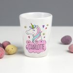 Personalised Unicorn Egg Cup