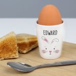 Personalised Bunny Features Egg Cup