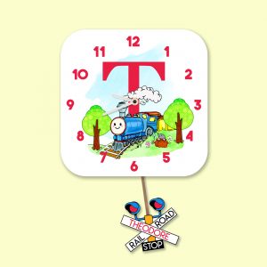 Alphabet Train Clock