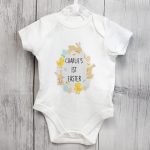 Personalised Easter Bunny & Chick Baby Vest