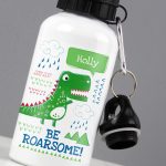 'Be Roarsome' Dinosaur Drinks Bottle