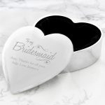Bridesmaid Swirls & Hearts Trinket Box