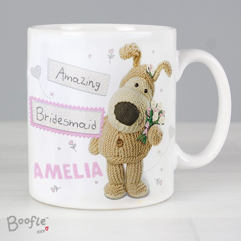 Personalised Boofle Female Wedding Mug