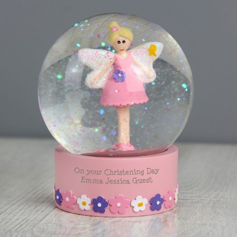 Personalised Fairy Glitter Snow Globe