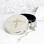 First Holy Communion Trinket Box & Rosary Beads
