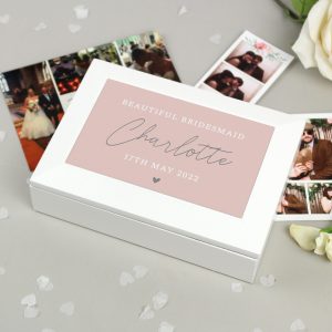 Personalised Free Text Jewellery Box