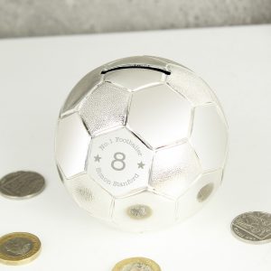 Personalised Big Age Football Money Box