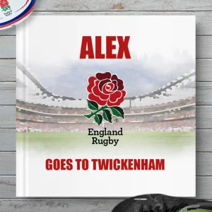 Personalised Official England Rugby Book