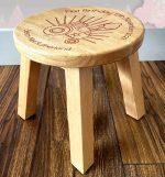 Personalised Tractor Wooden Stool