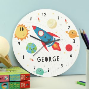 Personalised Solar System Space Clock